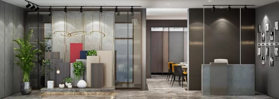 華洲木業(yè)︱贛州代理商85㎡ 復式展廳空間展示設計方案(圖5)