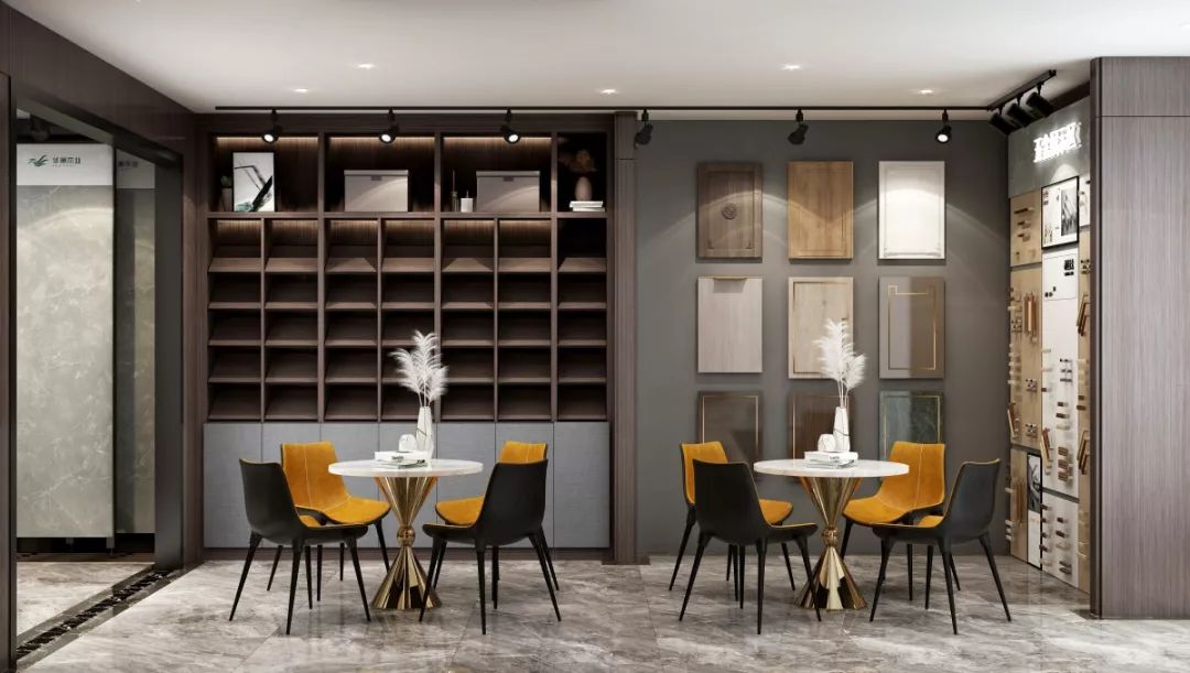 華洲木業(yè)︱贛州代理商85㎡ 復式展廳空間展示設計方案(圖7)