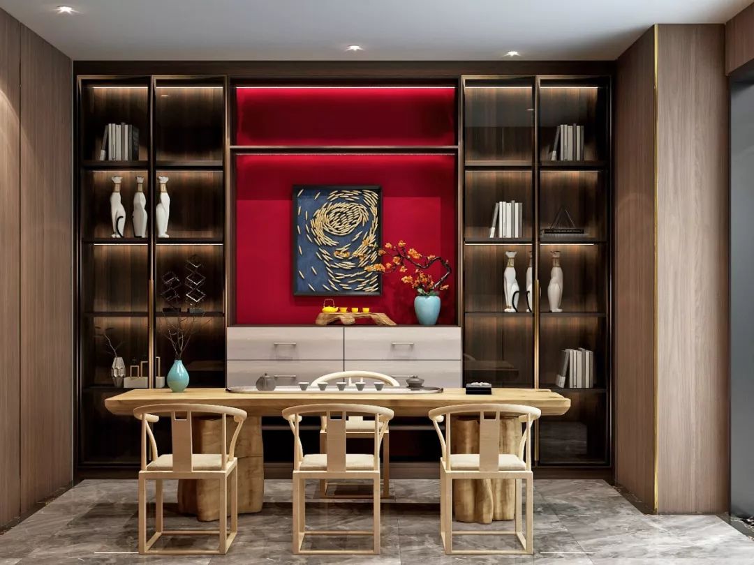 華洲木業(yè)︱贛州代理商85㎡ 復式展廳空間展示設計方案(圖10)