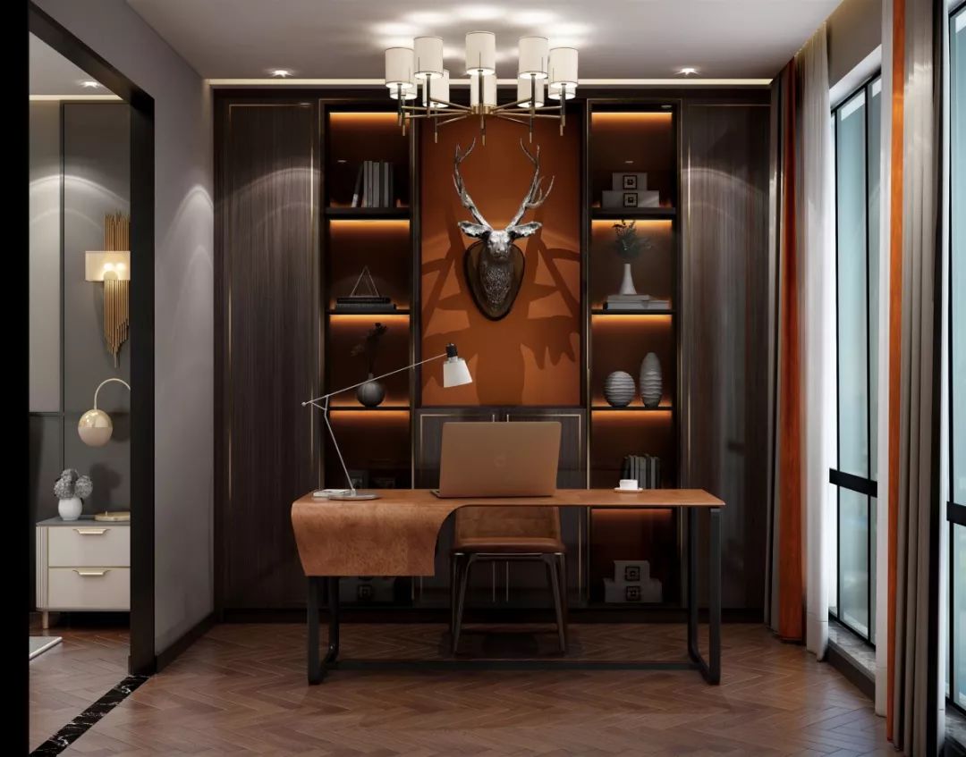 華洲木業(yè)︱贛州代理商85㎡ 復式展廳空間展示設計方案(圖15)