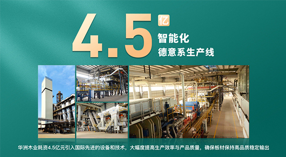 引進(jìn)頂尖設(shè)備，只為一張好板材！