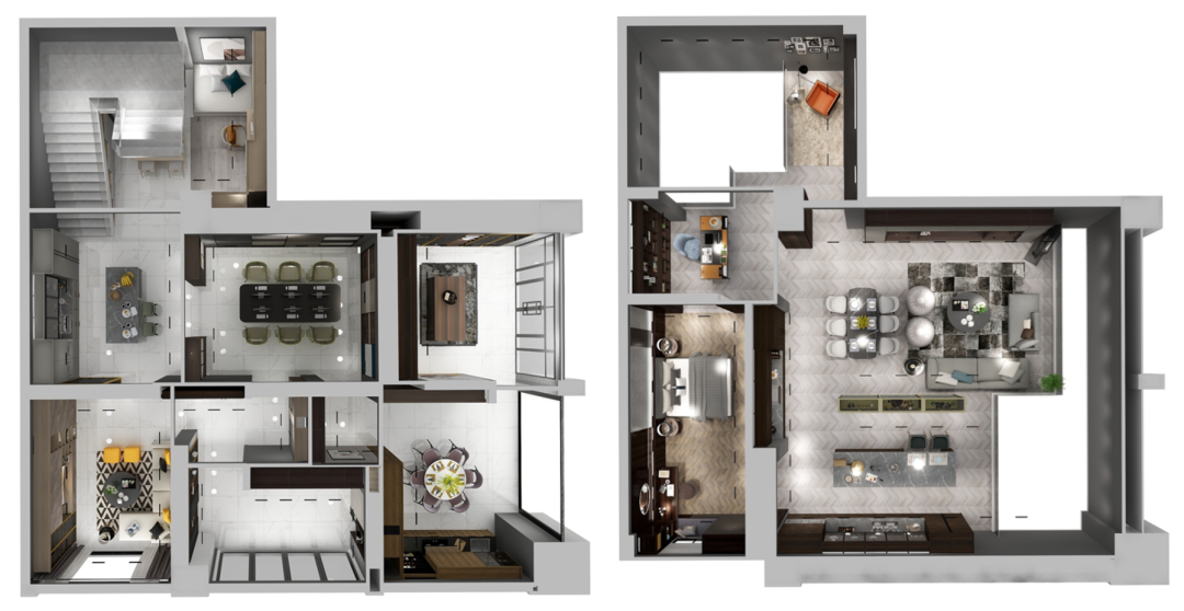 華洲木業(yè)︱廣東佛山戰(zhàn)略合作商 260㎡ 復(fù)式展廳空間設(shè)計(jì)案例(圖1)