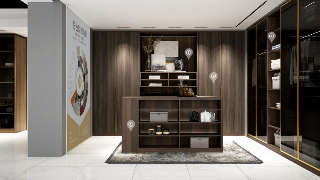 華洲木業(yè)︱廣東佛山戰(zhàn)略合作商 260㎡ 復(fù)式展廳空間設(shè)計(jì)案例(圖2)