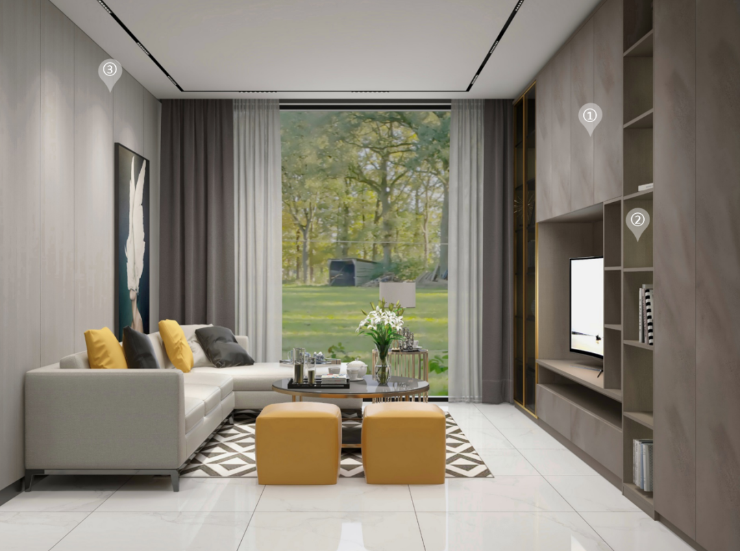 華洲木業(yè)︱廣東佛山戰(zhàn)略合作商 260㎡ 復(fù)式展廳空間設(shè)計(jì)案例(圖5)