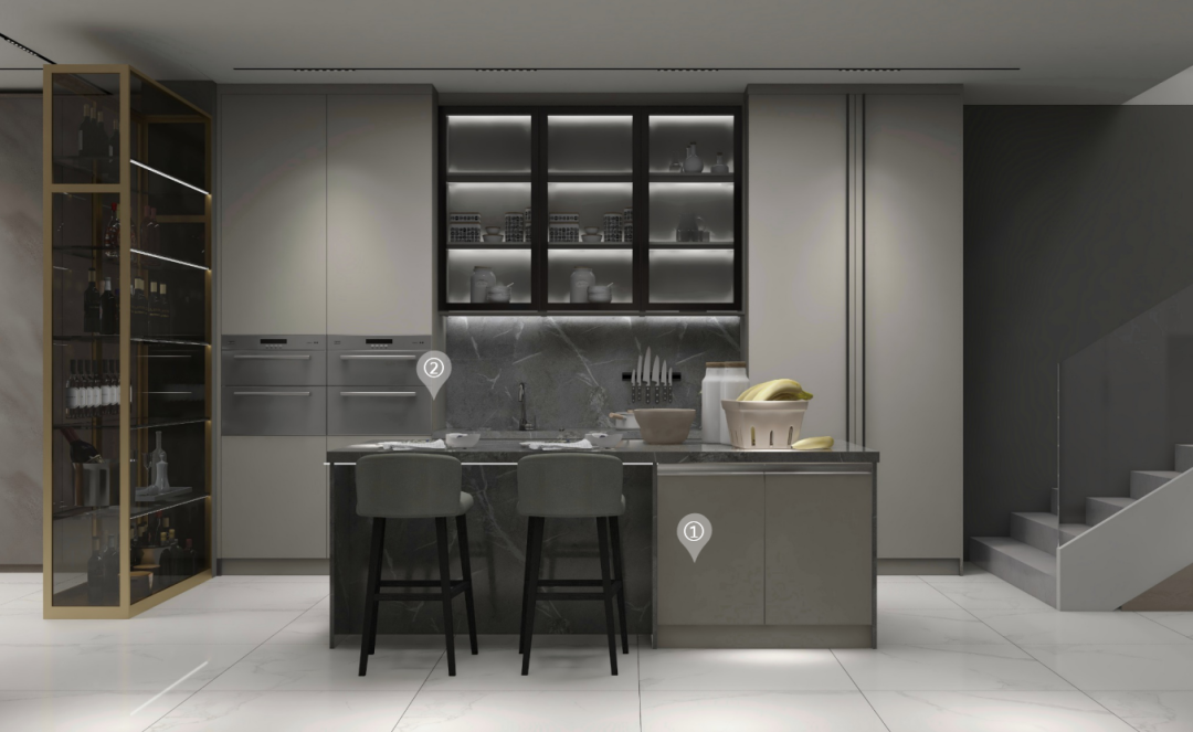 華洲木業(yè)︱廣東佛山戰(zhàn)略合作商 260㎡ 復(fù)式展廳空間設(shè)計(jì)案例(圖6)