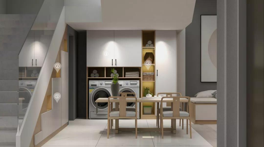 華洲木業(yè)︱廣東佛山戰(zhàn)略合作商 260㎡ 復(fù)式展廳空間設(shè)計(jì)案例(圖7)