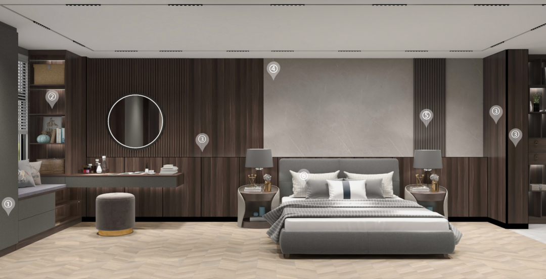 華洲木業(yè)︱廣東佛山戰(zhàn)略合作商 260㎡ 復(fù)式展廳空間設(shè)計(jì)案例(圖11)