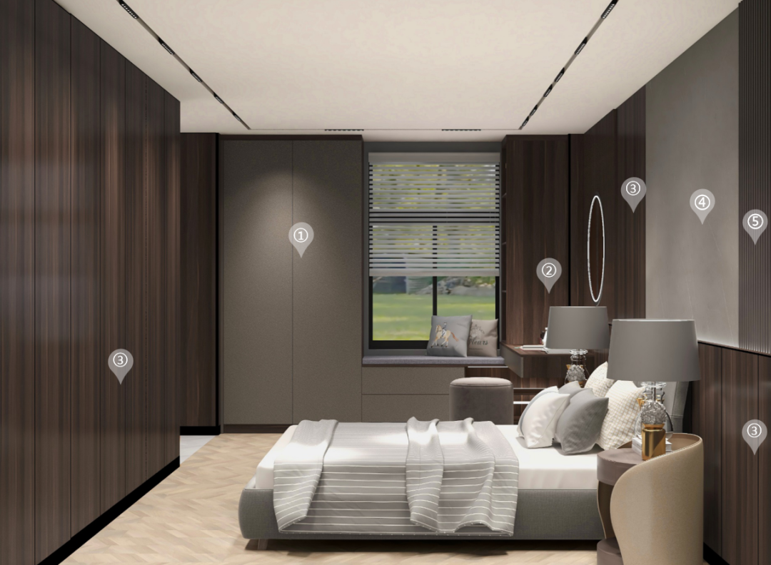 華洲木業(yè)︱廣東佛山戰(zhàn)略合作商 260㎡ 復(fù)式展廳空間設(shè)計(jì)案例(圖12)