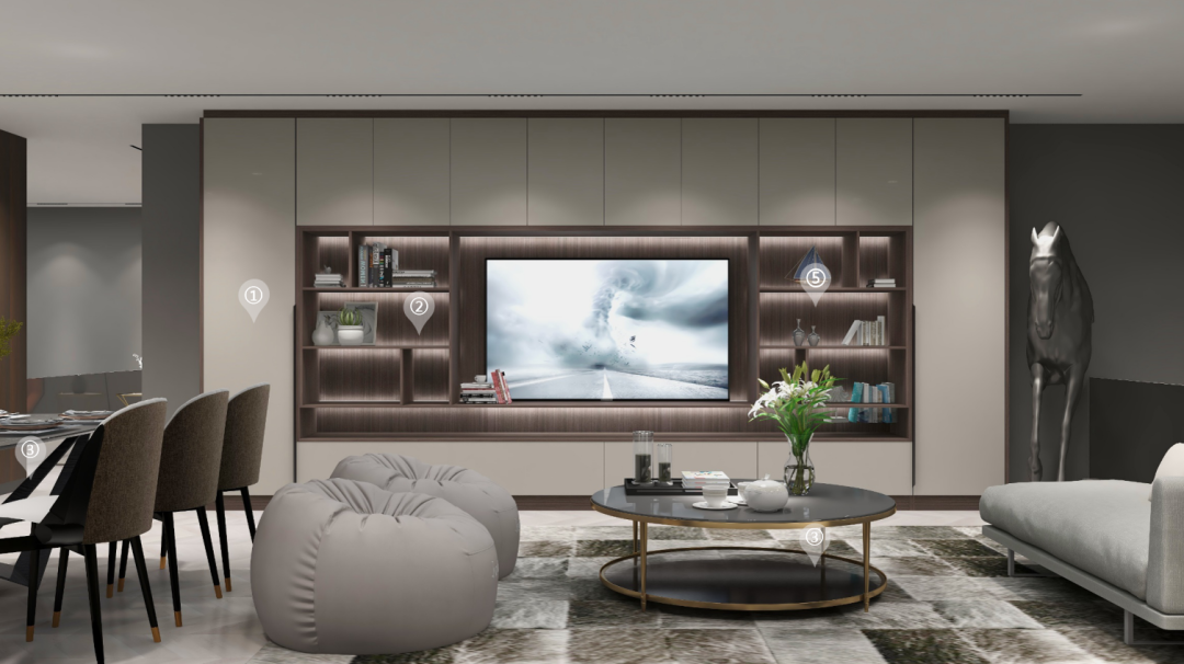 華洲木業(yè)︱廣東佛山戰(zhàn)略合作商 260㎡ 復(fù)式展廳空間設(shè)計(jì)案例(圖16)