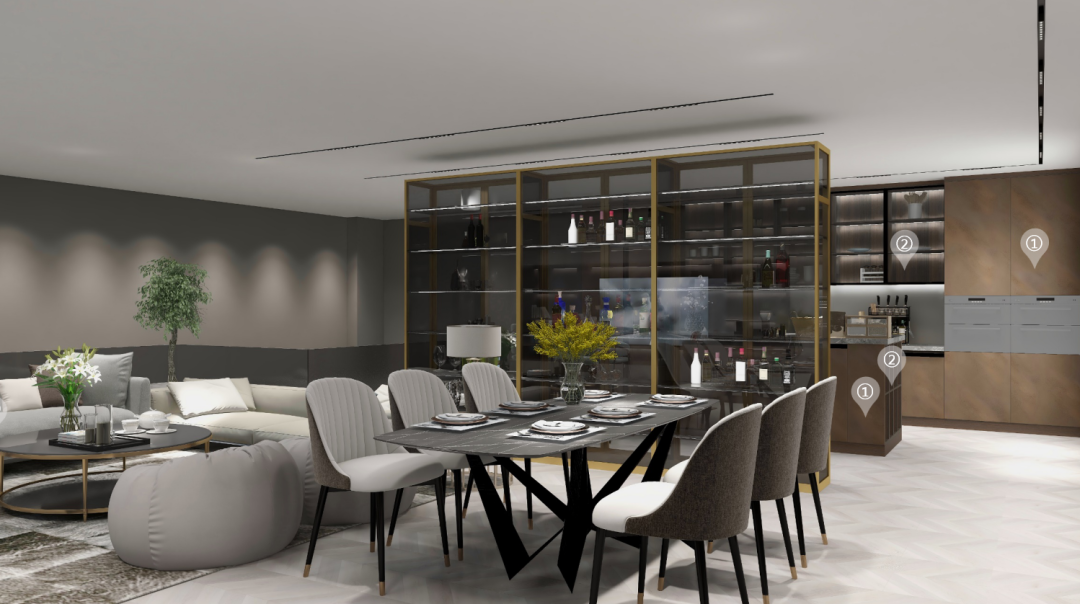 華洲木業(yè)︱廣東佛山戰(zhàn)略合作商 260㎡ 復(fù)式展廳空間設(shè)計(jì)案例(圖17)