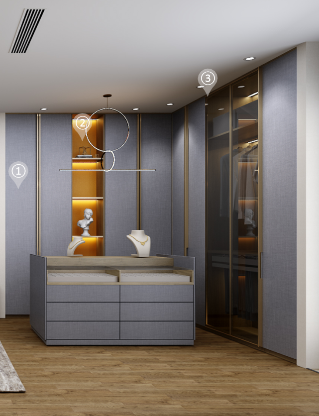 華洲木業(yè)︱廣東陽(yáng)江戰(zhàn)略合作商 266㎡展廳空間設(shè)計(jì)案例(圖4)