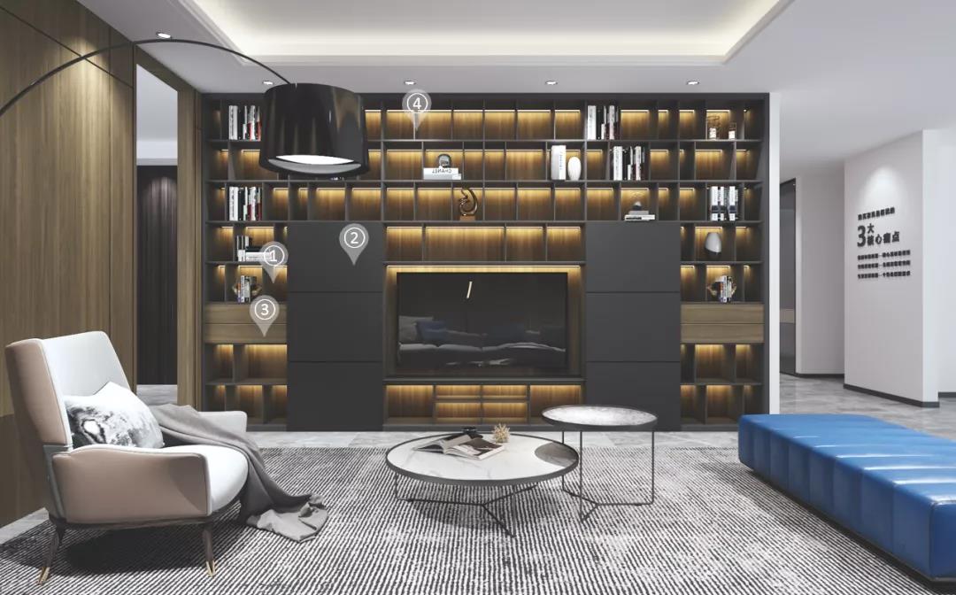 華洲木業(yè)︱江西橫峰戰(zhàn)略合作商 235㎡ 展廳空間設(shè)計(jì)案例(圖3)