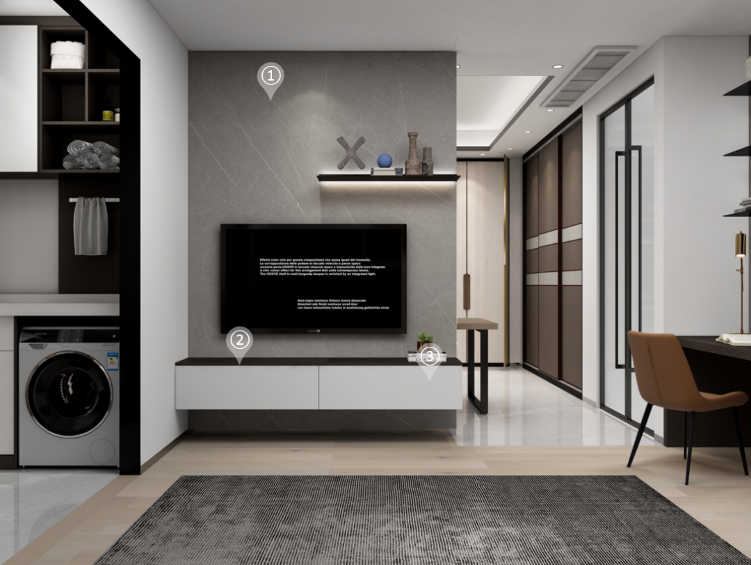 華洲木業(yè)︱廣西戰(zhàn)略合作商 110㎡ 展廳空間設計案例(圖8)