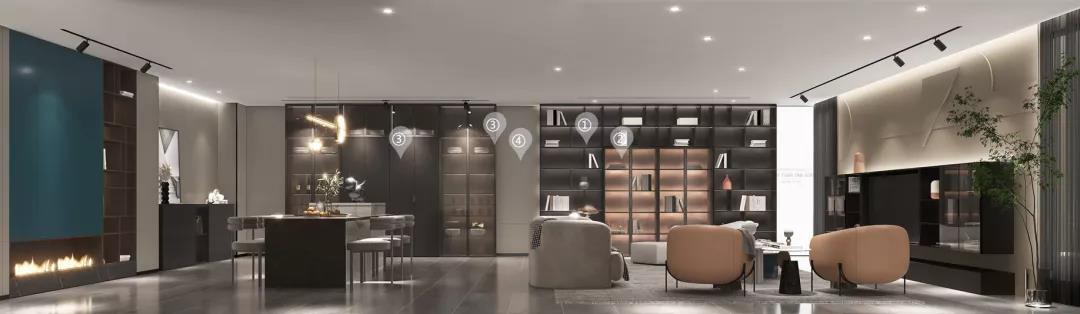 華洲木業(yè)︱湖南瀏陽戰(zhàn)略合作商 240㎡ 展廳空間設計案例(圖5)