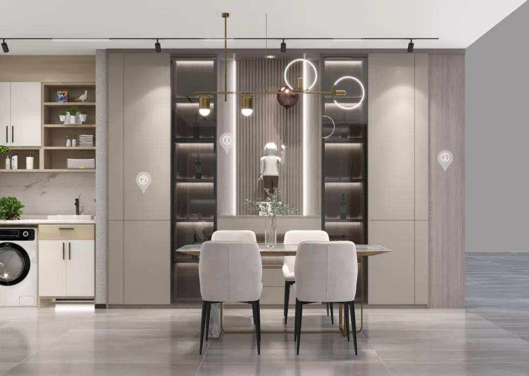 華洲木業(yè)︱江西南昌戰(zhàn)略合作商 105㎡ 展廳空間設(shè)計(jì)案例(圖3)