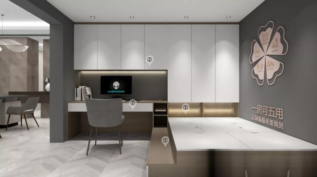 華洲木業(yè)︱江西萍鄉(xiāng)戰(zhàn)略合作商146㎡展廳空間設(shè)計(jì)案例(圖9)