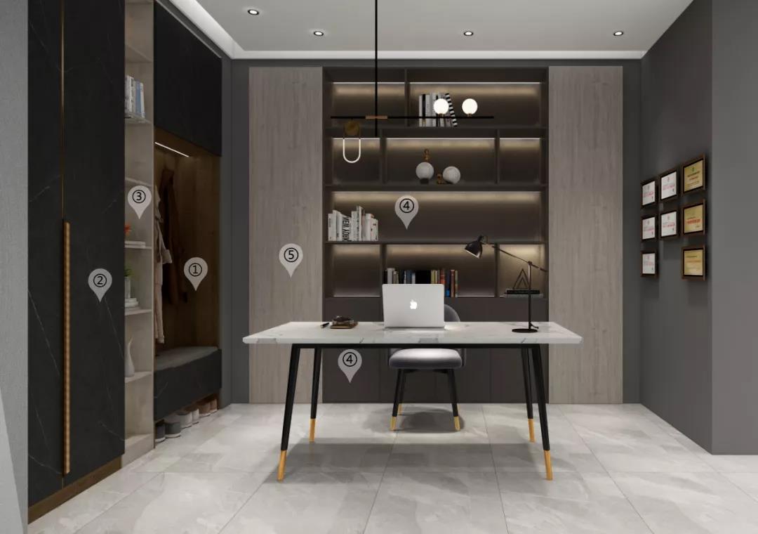 華洲木業(yè)︱江西萍鄉(xiāng)戰(zhàn)略合作商146㎡展廳空間設(shè)計(jì)案例(圖7)